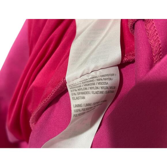 Belle by Kim Gravel Ponte Nautical Blazer Barbie Pink Size Small EUC - Picture 4 of 5